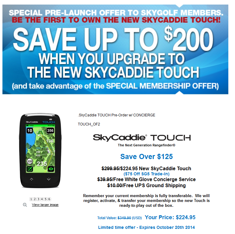 Activate A New Skycaddie Coffee House