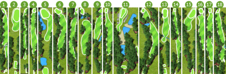 Hellidon Lakes Golf Course Map SkyGolf Courses | SkyGolf 360